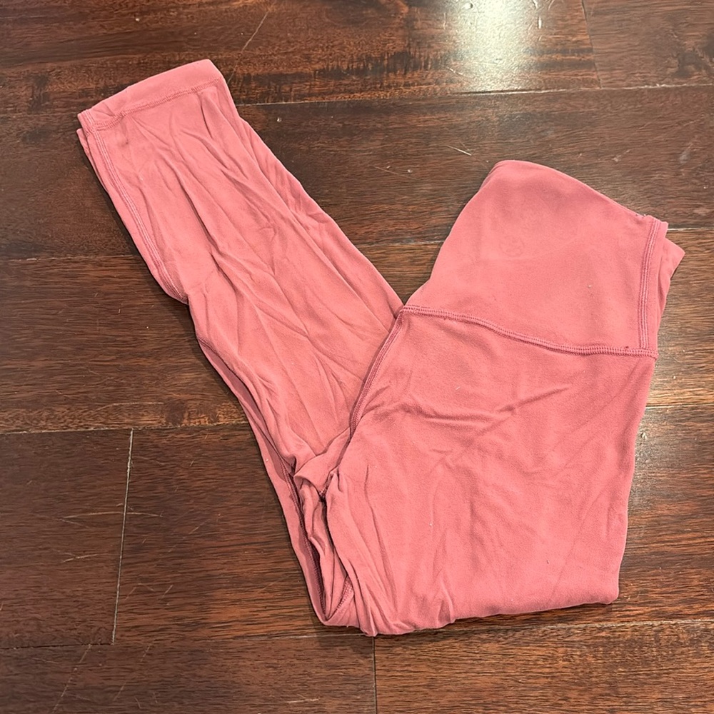 Lululemon align cropped leggings dusty rose